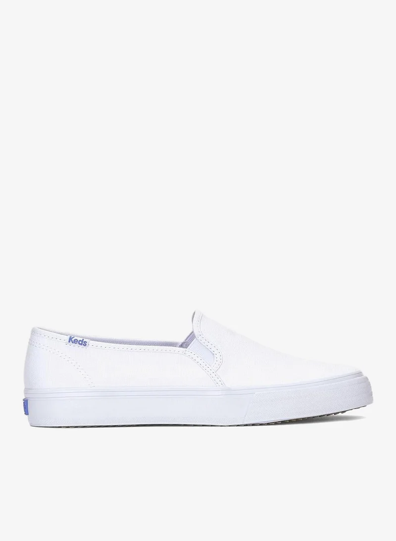 كيدز كيدز سنيكرز نسائي قماش سهل الارتداء أبيض